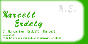 marcell erdely business card